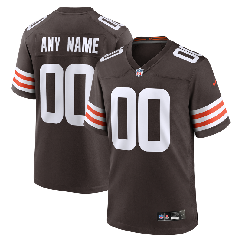 Nike Cleveland Browns Brown Custom Game Jersey
