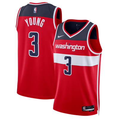 Washington Wizards Nike Icon Edition Swingman Jersey - Red - Trae Young