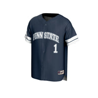 #1 Penn State Nittany Lions GameDay Greats Lightweight Collegiate Baseball Fashion Jersey - Navy