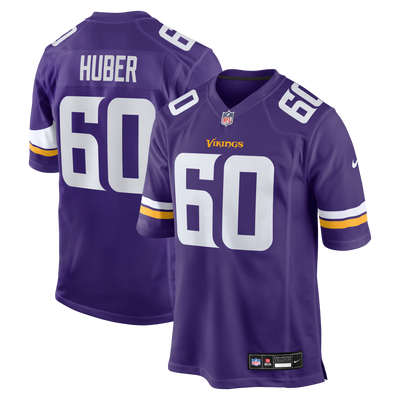 Minnesota Vikings Joe Huber Nike Purple Team Game Jersey