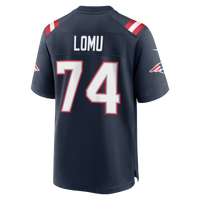 New England Patriots Caleb Lomu Nike Navy 2026 NFL Draft First Round Pick No. 28 Team Game Jersey