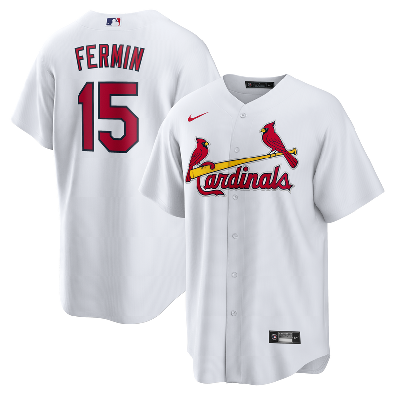 St. Louis Cardinals José Fermín Nike White Home Replica Jersey