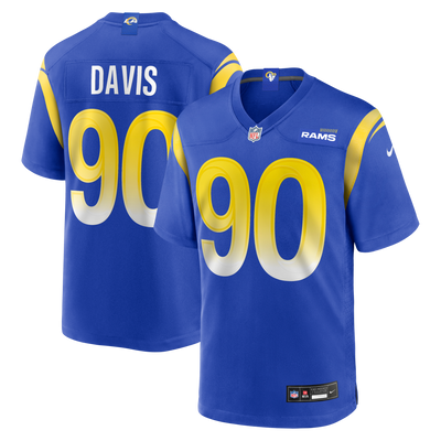 Los Angeles Rams Tyler Davis Nike Royal Team Game Jersey