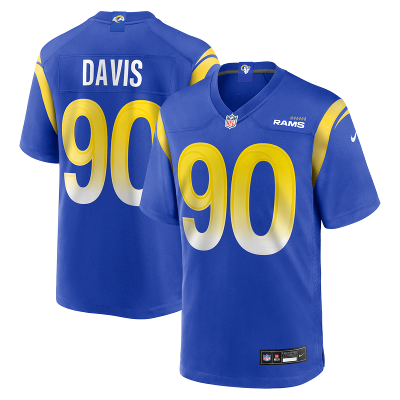 Los Angeles Rams Tyler Davis Nike Royal Team Game Jersey