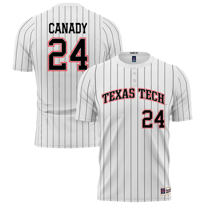 NiJaree Canady Texas Tech Red Raiders GameDay Greats Softball Fashion Jersey - White