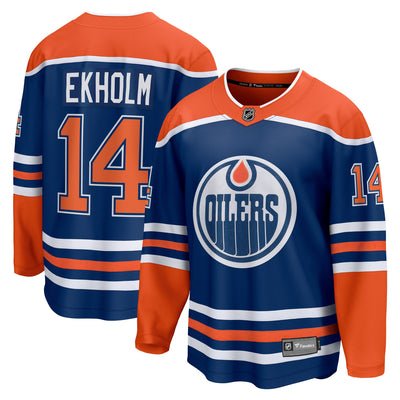 Edmonton Oilers Mattias Ekholm Fanatics Royal Home Breakaway Jersey