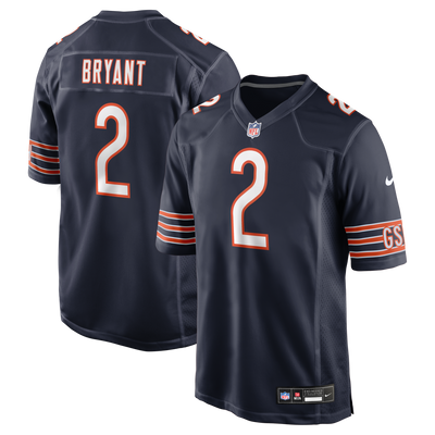 Chicago Bears Coby Bryant Nike Navy Team Game Jersey