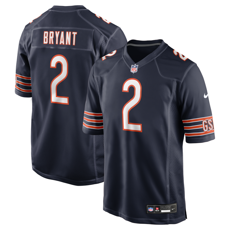 Chicago Bears Coby Bryant Nike Navy Team Game Jersey