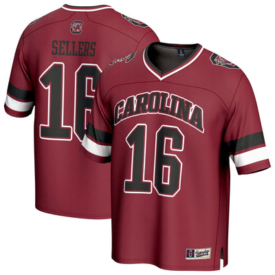 LaNorris Sellers South Carolina Gamecocks GameDay Greats NIL Lightweight Football Player Jersey - Garnet