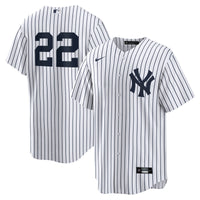 New York Yankees Ben Rice Nike White Home Replica Jersey