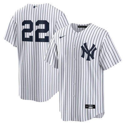 New York Yankees Ben Rice Nike White Home Replica Jersey