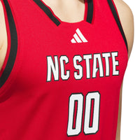 #00 NC State Wolfpack adidas Replica Swingman Jersey - Red