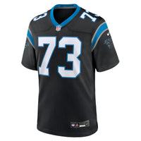 Carolina Panthers Rashard Lawrence Nike Black Game Jersey