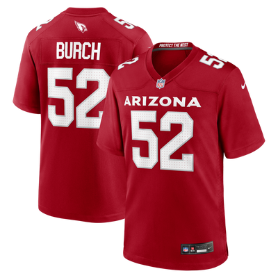 Arizona Cardinals Jordan Burch Nike Cardinal Team Game Jersey