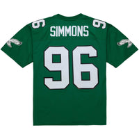 Philadelphia Eagles Clyde Simmons Mitchell & Ness Kelly Green Legacy Replica Jersey