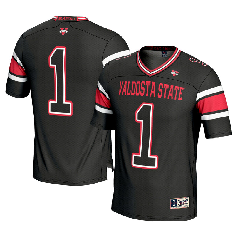#1 Valdosta State Blazers GameDay Greats Football Jersey - Black