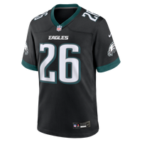Philadelphia Eagles Saquon Barkley Nike Black Alternate Game Jersey