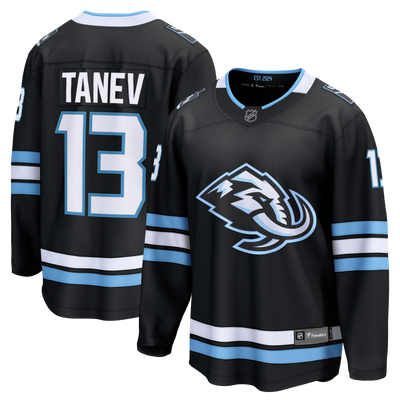 Utah Mammoth Brandon Tanev Fanatics Black Home Breakaway Player Jersey
