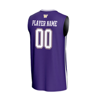 Washington Huskies GameDay Greats NIL Pick-A-Player Lightweight Basketball Fashion Jersey - Purple