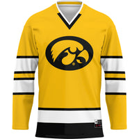 Iowa Hawkeyes GameDay Greats Hockey Jersey - Gold