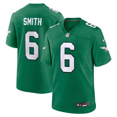 Philadelphia Eagles DeVonta Smith Nike Kelly Green Alternate Game Player Jersey