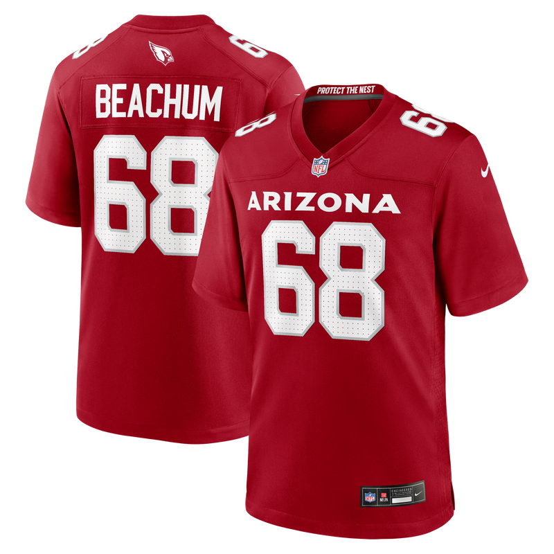 Arizona Cardinals Kelvin Beachum Nike Cardinal Team Game Jersey