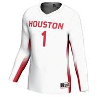 #1 Houston Cougars GameDay Greats Lightweight Volleyball Jersey - White