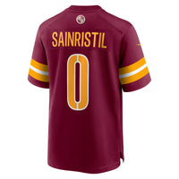 Washington Commanders Mike Sainristil Nike Burgundy Game Jersey