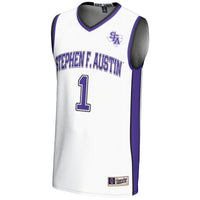 Stephen F Austin Lumberjacks GameDay Greats #1 Basketball Jersey - White