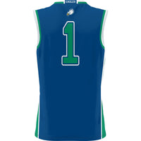 #1 Florida Gulf Coast Eagles GameDay Greats Lightweight Basketball Jersey - Blue