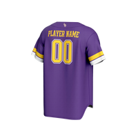 LSU Tigers GameDay Greats NIL Pick-A-Player Baseball Lightweight Jersey - Purple