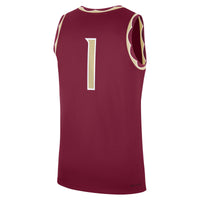 #1 Florida State Seminoles Nike Road Replica Jersey - Garnet