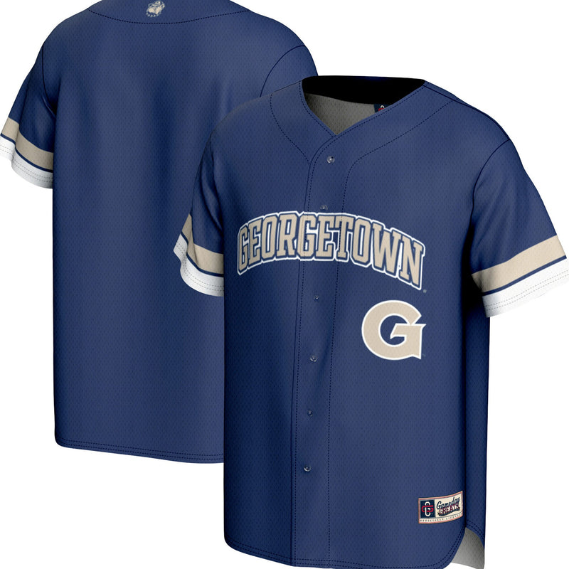 Georgetown Hoyas GameDay Greats Spirit Baseball Jersey - Navy