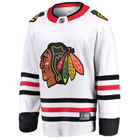 Chicago Blackhawks Fanatics White Breakaway Away Jersey