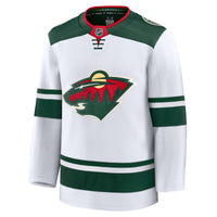 Minnesota Wild Fanatics White Away Premium Jersey