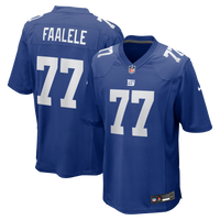 New York Giants Daniel Faalele Nike Royal Team Game Jersey