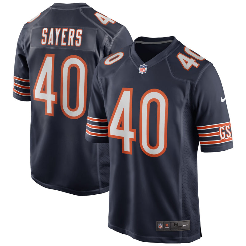 Chicago Bears Gale Sayers Nike Navy Game Retired Player Jersey