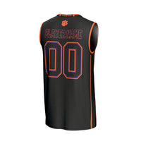 Clemson Tigers GameDay Greats Lightweight Collegiate Basketball NIL Pick-A-Player Fashion Jersey - Black