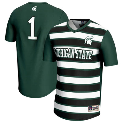 #1 Michigan State Spartans GameDay Greats Lightweight Soccer Fashion Jersey - Green