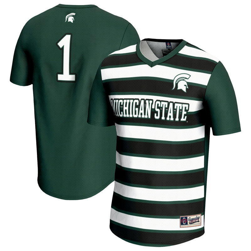 #1 Michigan State Spartans GameDay Greats Lightweight Soccer Fashion Jersey - Green