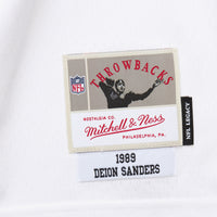 Atlanta Falcons Deion Sanders Mitchell & Ness White 1989 Legacy Replica Jersey