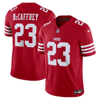 San Francisco 49ers Christian McCaffrey Nike Scarlet Vapor F.U.S.E. Limited Jersey