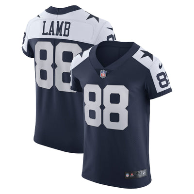Dallas Cowboys CeeDee Lamb Nike Navy Alternate Vapor Elite Jersey