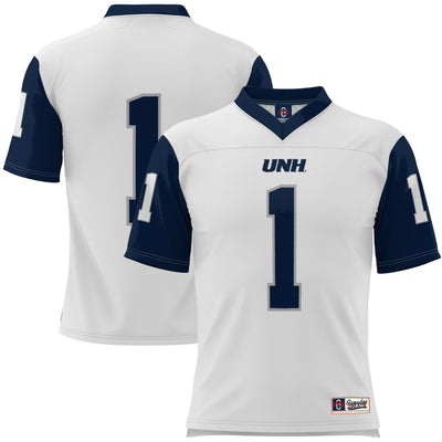 #1 New Hampshire Wildcats GameDay Greats Football Jersey - White