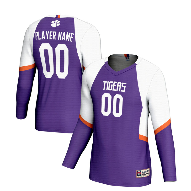 Clemson Tigers GameDay Greats NIL Lightweight Volleyball Jersey - Purple