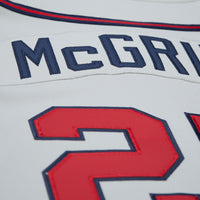 Atlanta Braves Fred McGriff Mitchell & Ness Gray 1995 Throwback Authentic Jersey