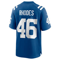 Indianapolis Colts Luke Rhodes Nike Royal Game Jersey