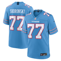 Tennessee Titans Peter Skoronski Nike Light Blue Game Jersey