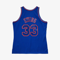 New York Knicks Mitchell & Ness Patrick Ewing 1996 Swingman Authentic Jersey - Royal Blue
