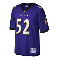 Baltimore Ravens Ray Lewis Mitchell & Ness Purple Big & Tall 2000 Retired Player Replica Jersey